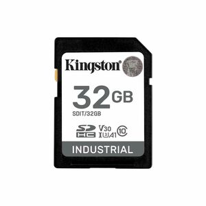 Kingston Industrial 32 GB Class 10/UHS-I (U3) V30 SDHC - 100 MB/s Read