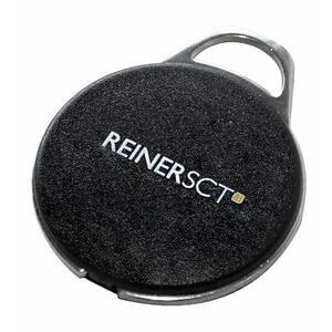Reinersct timeCard Premium RFID Tag - 35 mm Diameter - Matte Black - 25 Pack