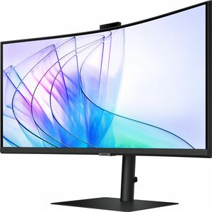 Samsung ViewFinity S6 S34C652VAU 34" Class Webcam UW-QHD Curved Screen LED Monitor - 21:9 - Black - 86.4 cm (34") Viewable