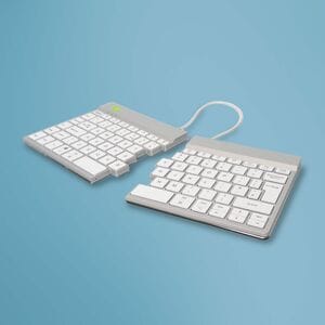 R-Go Split Break Keyboard - R-Go Split Break ergonomic keyboard, with break software, Bluetooth 5.0, QWERTY (UK) layout, w