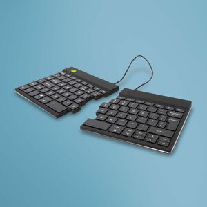 R-Go Split Break Keyboard - R-Go Split Break ergonomic keyboard, with break software, Bluetooth 5.0, QWERTY (UK) layout, w