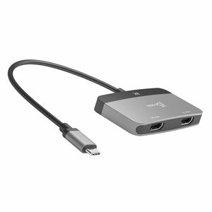 j5create JCA465 Adaptador A/V - 1 - 7680 x 4320 Supported - Cinza Espacial, Preto