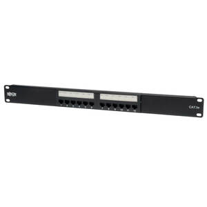 12-PORT 1U RACK-MOUNT CAT5E