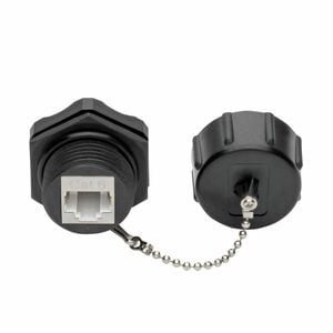 KEYSTONE JACK CAT6/CAT5E RJ45 SHIELDED DUST CAP 110 PUNCH DOWN