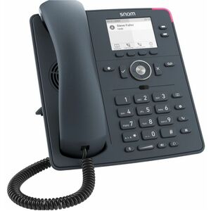 Snom D140 IP-Telefon - Schnurgebunden - Schnurgebunden - Wandmontierbar, Desktop - Schiefergrau - VoIP - 2 x Netzwerk (RJ-