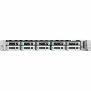 Cisco Barebone System - 1U Rack-mountable - 2 x Processor Support - Intel C741 Chip - 4 TB DDR5 SDRAM DDR5-4800/PC5-38400 