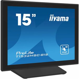 iiyama ProLite T1532MSC-B1S 15 Zoll Klasse LED-Touchscreen-Monitor - 4:3 Format - 8 ms Reaktionszeit - 38,1 cm (15 Zoll) V