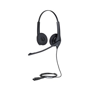 Jabra Biz 1500 Wired Over-the-head Stereo Headset - Binaural - Supra-aural - 150 Ohm - 20 Hz to 4.50 kHz - 95 cm Cable - U