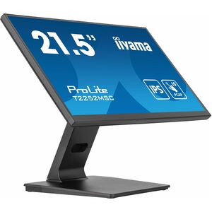 Moniteur LED à écran tactile iiyama ProLite T2252MSC-B2 22" Classe - 16:9 5 ms - 54,6 cm (21,5") Viewable - Dalle à Techno