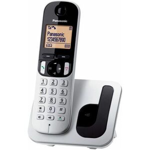 Panasonic KX-TGC210SPW DECT Cordless Phone - White - 1 x Phone Line - 1 x Handset - Speakerphone