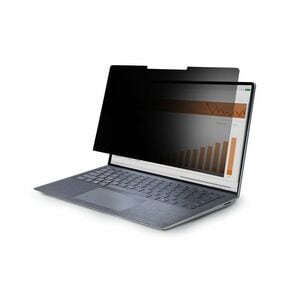 StarTech.com Plastic Anti-glare Privacy Screen Filter - Transparent - 1 - For 34.3 cm (13.5") LCD Notebook, 2 in 1 Noteboo