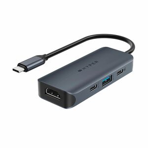 HyperDrive Next 4 Port USB-C Hub - for Monitor, MacBook - Charging Capability - 4 Port(s) - USB 3.2 (Gen 2) Type C - 1 Dis