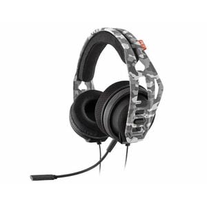 NACON RIG 400HS Wired Over-the-head, Over-the-ear Stereo Gaming Headset - Arctic Camo, Silver, Grey - Binaural - Circumaur