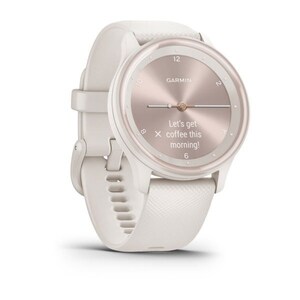 Garmin vívomove Sport Smart Watch - 40 mm Case Height - 40 mm Case Width - Ivory, Peach Gold Body Color - Fiber Reinforced