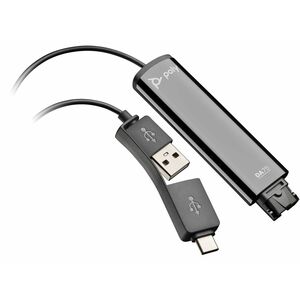 Poly DA75 Headset Adapter for Headset - USB Type C Connectivity