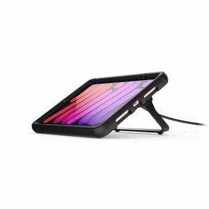 Compulocks iPad 10.2" Secured Kickstand Black - Metal Kickstand for Extra Functionality, Lock Slot and Cable Lock, Mobile,