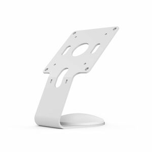Compulocks VESA Fixed 45 Degree Core Counter Stand or Wall Mount White - Powdered Coated Metal for Extra Durability, 2 Loc