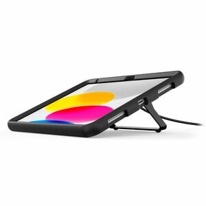 Compulocks iPad mini 8.3" Secured Kickstand Black - Metal Kickstand for Extra Functionality, Lock Slot and Cable Lock, Mob
