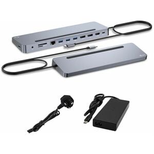I-TEC USB-C ERGO DOCK + CHARGER 3X LCD + CHARGER 100W (BUNDLE)