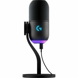 Microfono per Gaming, Live Streaming, Broadcasting Logitech Yeti GX - Dynamic - Nero - 50 Hz a 18 kHz - Super cardioide - 