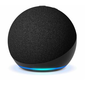 Amazon Echo Dot (5th Generation) Bluetooth Smart Speaker - Alexa Supported - Black - Wireless LAN - 1