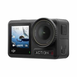 DJI Osmo Action 4 Digital CamcorderTouchscreen - 1/3" CMOS - Black - 4:3 - 12 Megapixel Video - SDHC - Wireless LAN