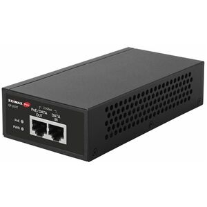 Iniettore PoE+ Edimax GP-201IT - 120 V AC, 230 V ca Ingresso - 53 V CC Uscita - 1 x 2,5 Gigabit Ethernet Porta/e di ingres