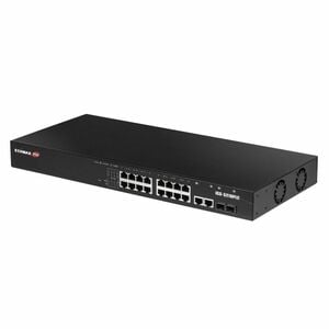 Switch Ethernet Edimax IGS-5218PLC 16 Porte - Gigabit Ethernet - 10/100/1000Base-T - 2 Layer supportato - 2 Slot SFP - 360