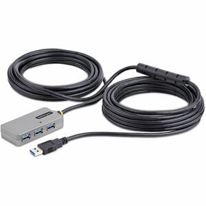StarTech.com USB Hub - USB 3.2 (Gen 1) Type A - Silver Black - 4 Total USB Port(s)