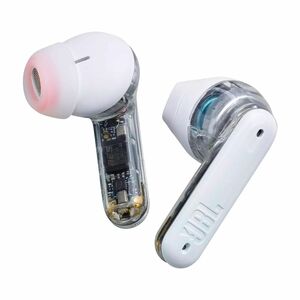 JBL Tune Flex True Wireless Earbud Stereo Earset - Ghost White - Binaural - In-ear - Bluetooth - 32 Ohm - 20 Hz to 20 kHz