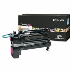 Lexmark C792X2MG Original Laser Toner Cartridge - Magenta - 1 / Pack