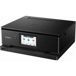 Canon PIXMA TS8750 Wired & Wireless Inkjet Multifunction Printer - Colour - Black - Cloud/Copier/Printer/Scanner - 4800 x 
