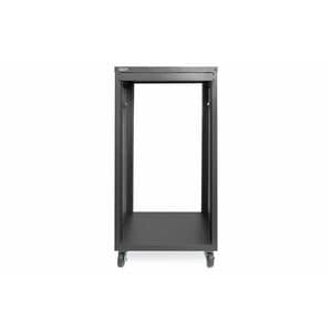 Digitus 21U Geschlossener Schrank Rackschrank für Netzwerk-Geräte, Ausrüstungsrack - Schwarz - Blech - 136 kg Maximale Gew