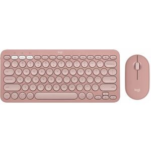 Logitech Pebble 2 Combo 键盘鼠标 - QWERTZ - 瑞士文 - A 型 USB 无线 蓝牙 键盘 - A 型 USB 无线 蓝牙 鼠标 - 光学 - 4000 dpi - 滚轮 - AA, AAA - 兼容 Chro