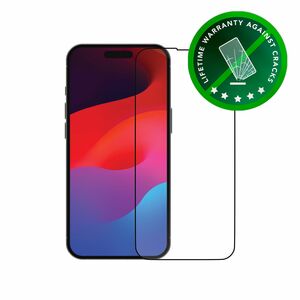 dbramante1928 ApS eco-shield 9H Plastic Screen Protector for iPhone 15 Pro - Black Edge - 30 / Carton - For OLED iPhone 15
