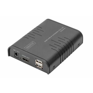 Digitus Video-Extender-Transmitter/Receiver - Verkabelt - 253 Ausgabegerät - 120 m Reichweite - 2 x Netzwerk (RJ-45) - 3 x
