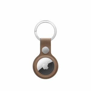 Apple AirTag Key Ring - Stainless Steel - 1 - Taupe - Durable
