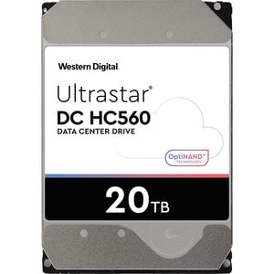 WD Ultrastar DC HC560 WUH722020BL5201 20 TB Hard Drive - 3.5" Internal - SAS (12Gb/s SAS) - Conventional Magnetic Recordin