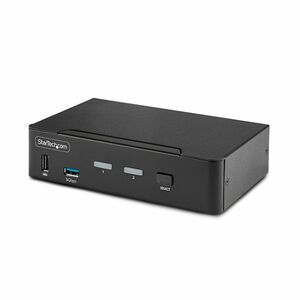 StarTech.com KVM-Switchbox - TAA-konform - 2 Computer - 1 Lokaler Benutzer(n) - 8K - 7680 x 4320 - 8 x USB - USB 2.0 - 3 x
