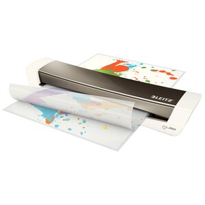 Leitz iLAM Hot Laminator - 320 mm Lamination Width - 0.40 mm Lamination Thickness - Manual Release - 76 mm Height x 128 mm