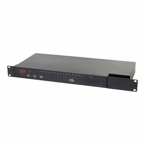 APC KVM1116R KVM Switchbox - 16 Computer(s) - 1 Local User(s) - 1 Remote User(s) - 50 Hz, 60 Hz - 20 x Network (RJ-45) - 2