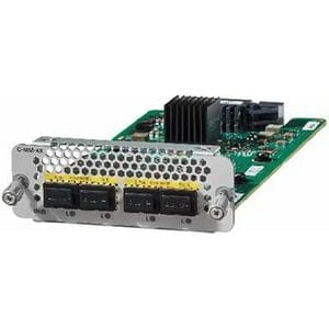 Cisco Expansion Module - 4 x 1000Base-X Network - 1 - For Data Networking, Optical Network - Optical FiberGigabit Ethernet
