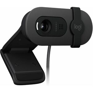 Webcam Logitech BRIO 100 - 2 Mégapixels - 30 fps - Graphite - USB Type A - Vidéo 1920 x 1080 - Focale fixe - 58° Angle - M