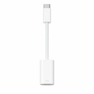 Apple Audio/Data Transfer Adapter - 1 x USB Type C - Male - 1 x Lightning - Female - White