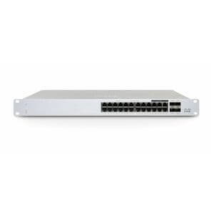 Meraki MS MS130-24P-HW 24 Ports Manageable Ethernet Switch - Gigabit Ethernet - 10/100/1000Base-T, 1000Base-X - 2 Layer Su