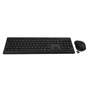 Tastiera e mouse V7 CKW350US - QWERTY - Inglese (US) - USB Wireless RF 2,40 GHz Tastiera - 106 Tasto - Nero - USB Wireless