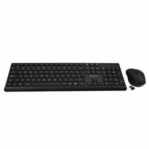 Clavier et souris V7 CKW350FR - Français - Sans fil RF 2,40 GHz Clavier - 107 Touches - Couleur du clavier/pavé tactile: N
