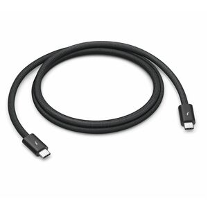 Apple 1 m USB-C 视频/数据传输线缆 - Cable for USB设备, 扩展基座, 硬盘, iPhone, MAC, iPad, iPad Air, iPad mini, iPad Pro, iMac - 40 Gbit/s - 黑