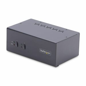 StarTech.com KVM Switchbox - TAA Compliant - 2 Computer(s) - 2 Local User(s) - 3840 x 2160 - 6 x USB - 6 x DisplayPort