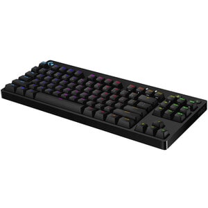 Logitech PRO Gaming Keyboard - Cable Connectivity - USB Interface - English (UK) - QWERTY Layout - Black - Mechanical Keys